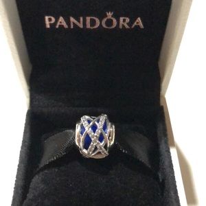 Authentic pandora Galaxy Charm Blue Royal